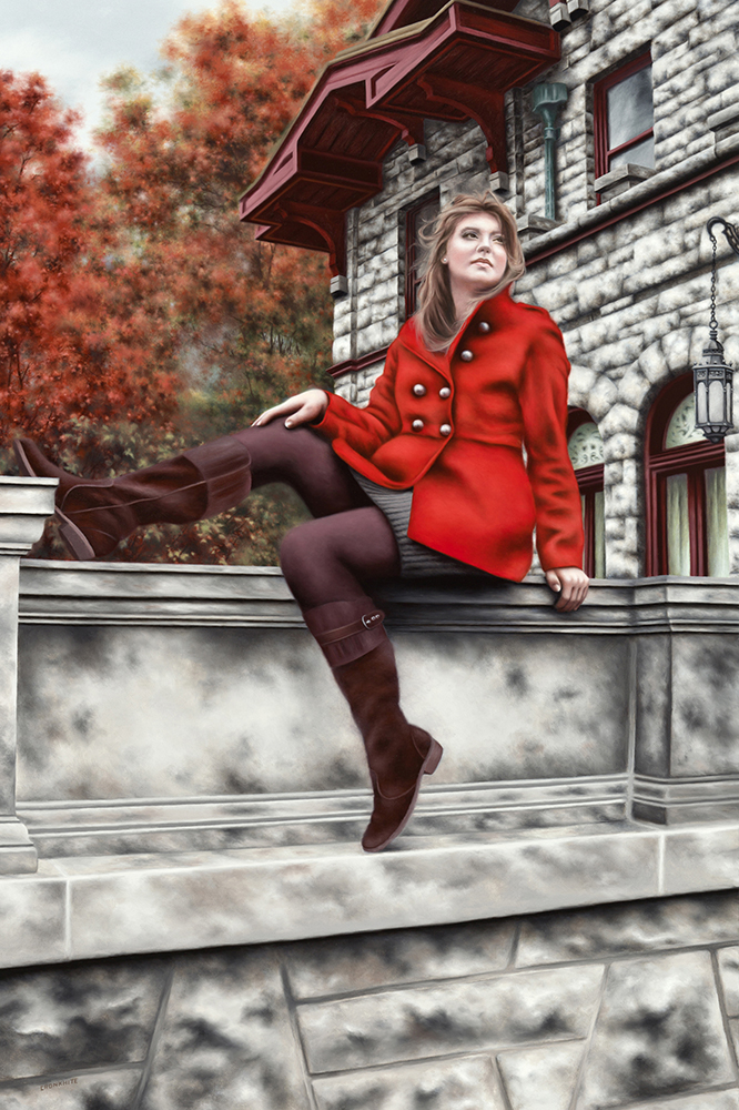 Cronkhite_Woman in a Red Coat